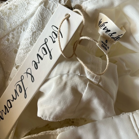 For love and lemons Frances Puff Sleeve Mini Dress NWT - Picture 13 of 15